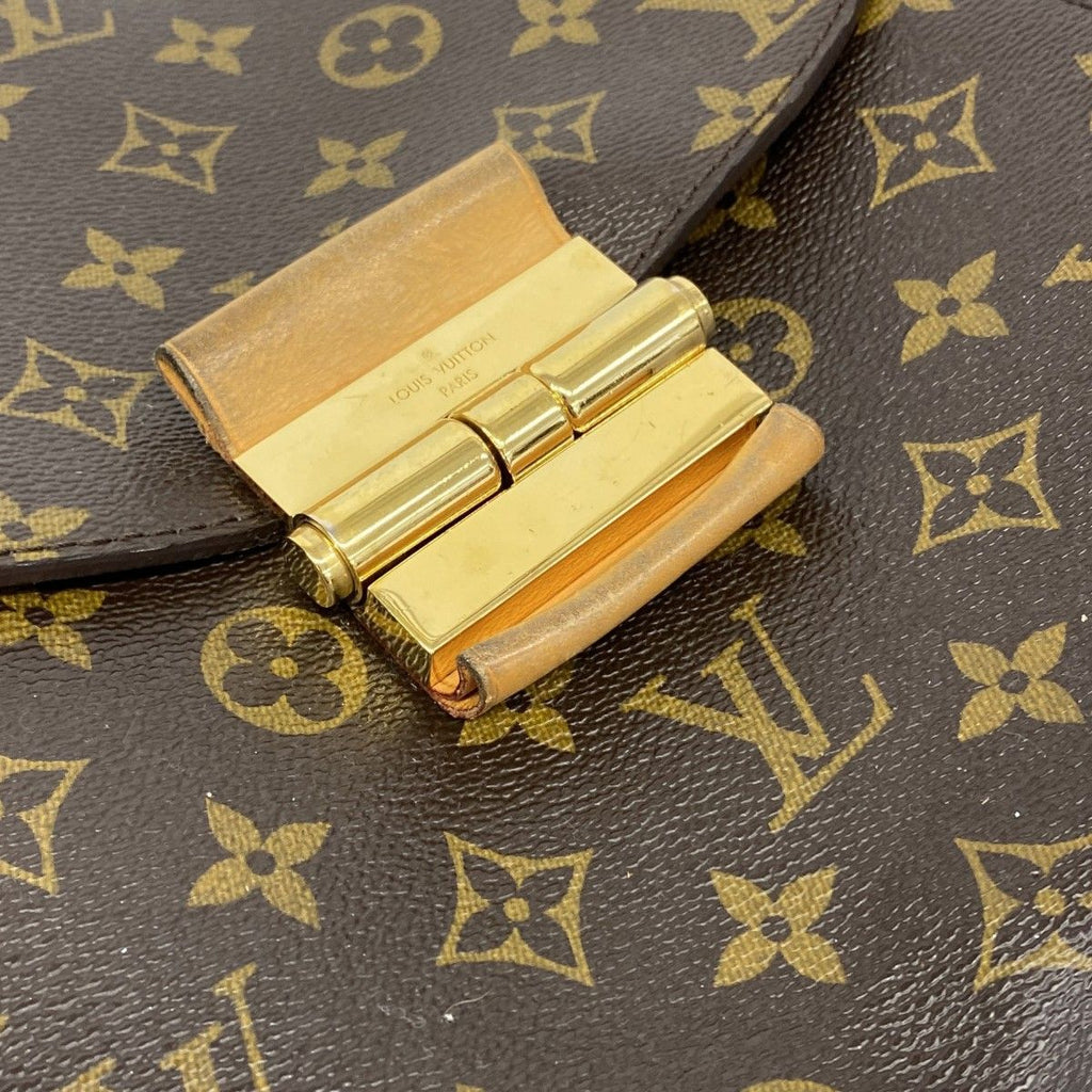 Louis Vuitton Shoulder Bag Monogram Olympe Bordeaux Brown — view 8