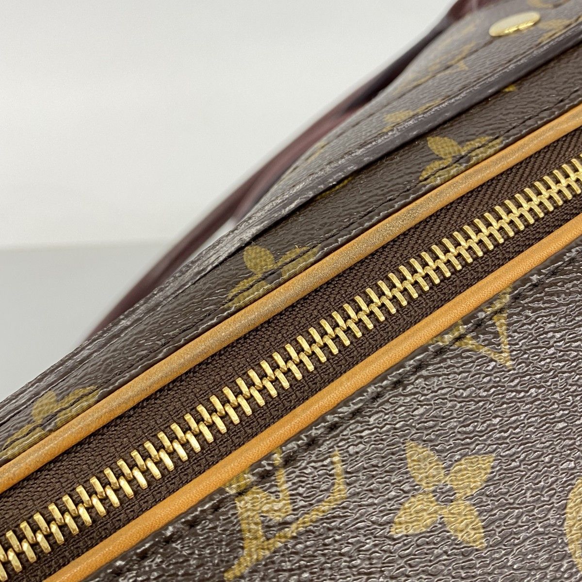 Louis Vuitton Shoulder Bag Monogram Olympe Bordeaux Brown — view 7