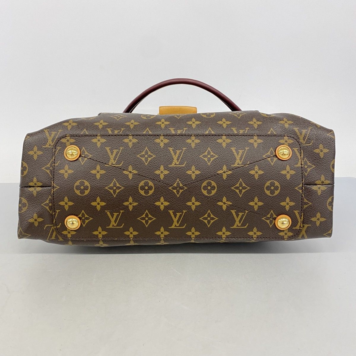 Louis Vuitton Shoulder Bag Monogram Olympe Bordeaux Brown — view 3