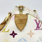 Louis Vuitton Handbag Monogram Multicolor Speedy 30 Blanc — view 5