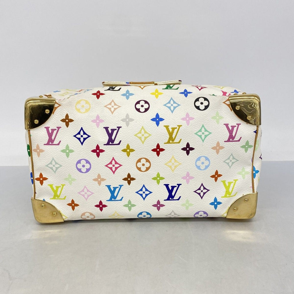 Louis Vuitton Handbag Monogram Multicolor Speedy 30 Blanc — view 3
