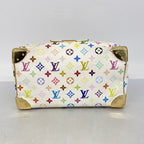 Louis Vuitton Handbag Monogram Multicolor Speedy 30 Blanc — view 3
