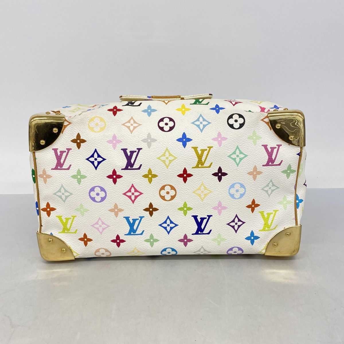 Louis Vuitton Handbag Monogram Multicolor Speedy 30 Blanc — view 3