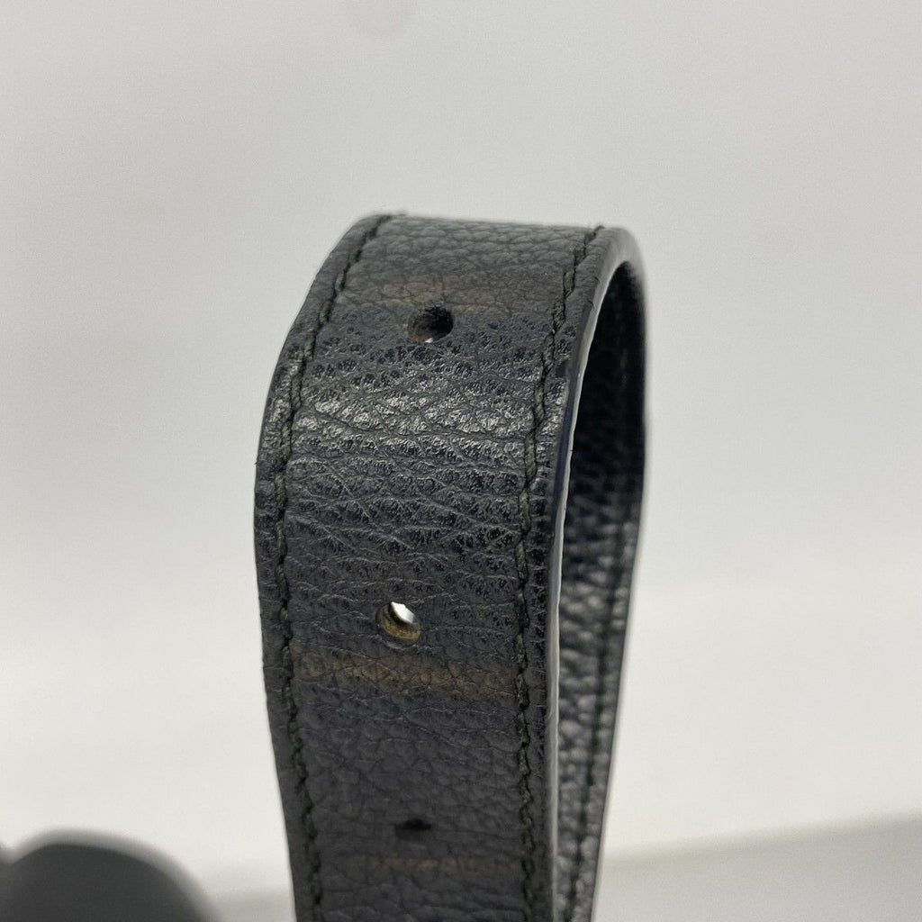 Gucci Shoulder Bag Leather Black Gold — view 9