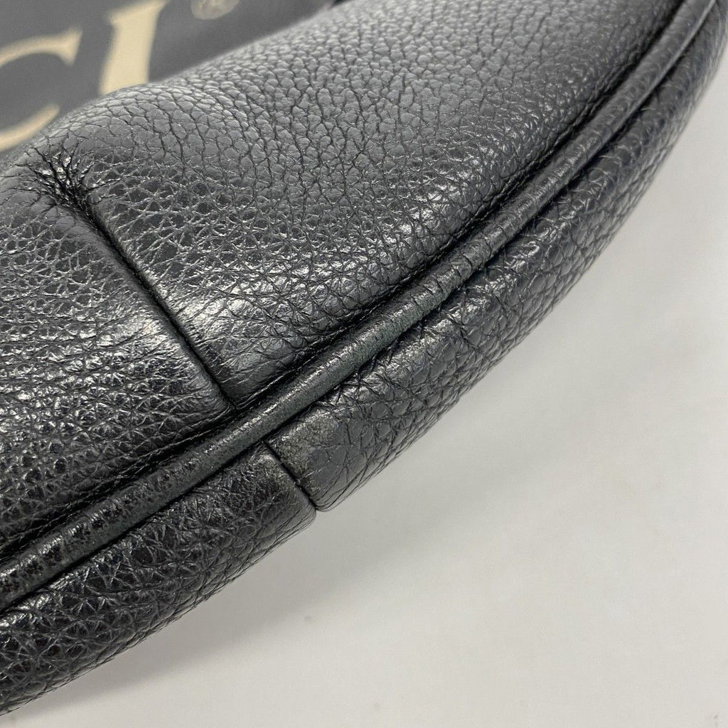 Gucci Shoulder Bag Leather Black Gold — view 7