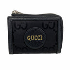 Gucci Wallet Jumbo GG Canvas Black Silver