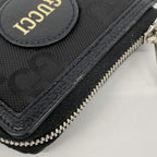 Gucci Wallet Jumbo GG Canvas Black Silver — view 5