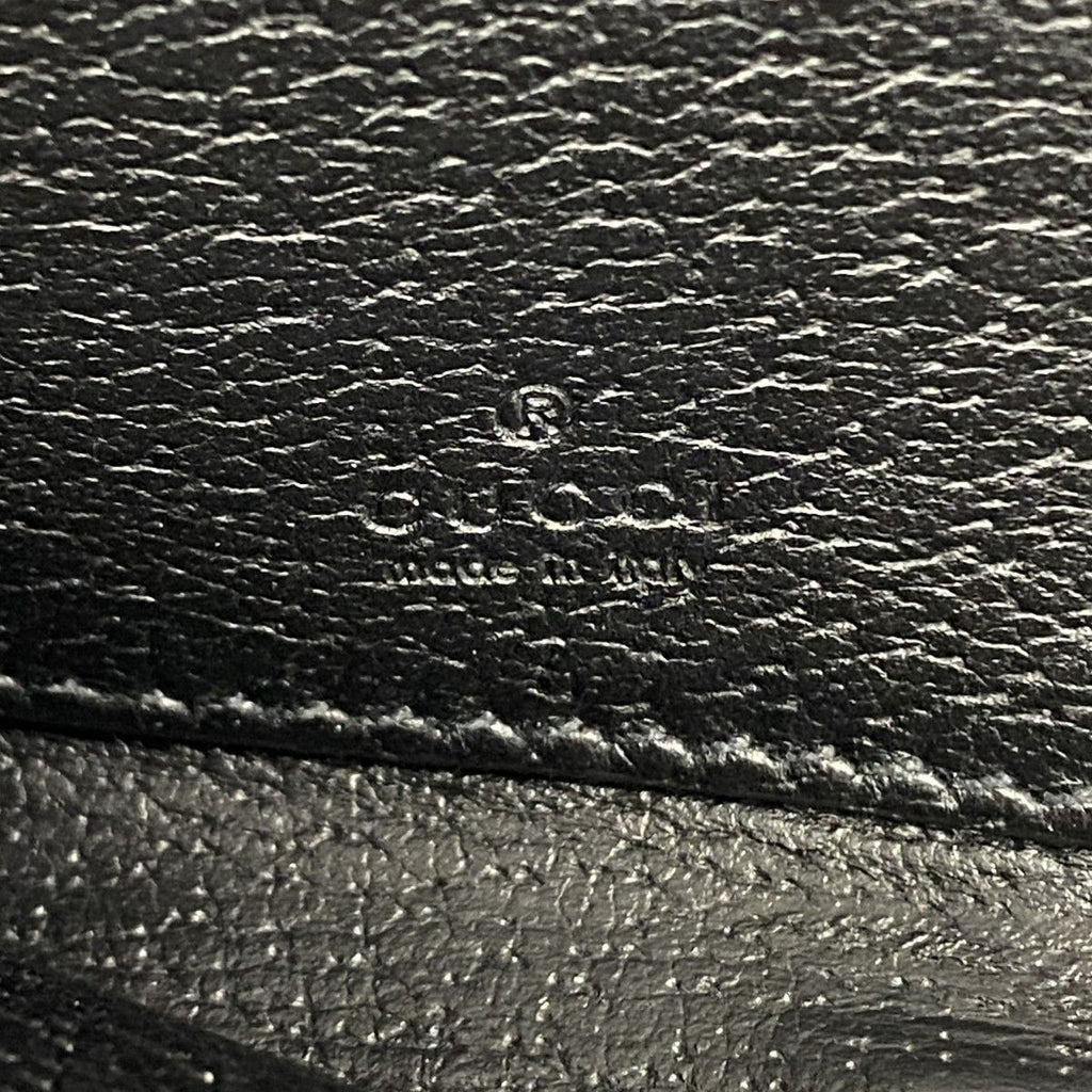 Gucci Wallet Jumbo GG Canvas Black Silver — view 4