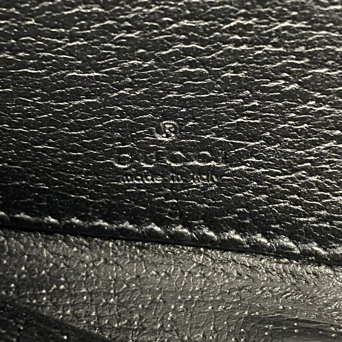 Gucci Wallet Jumbo GG Canvas Black Silver — view 4