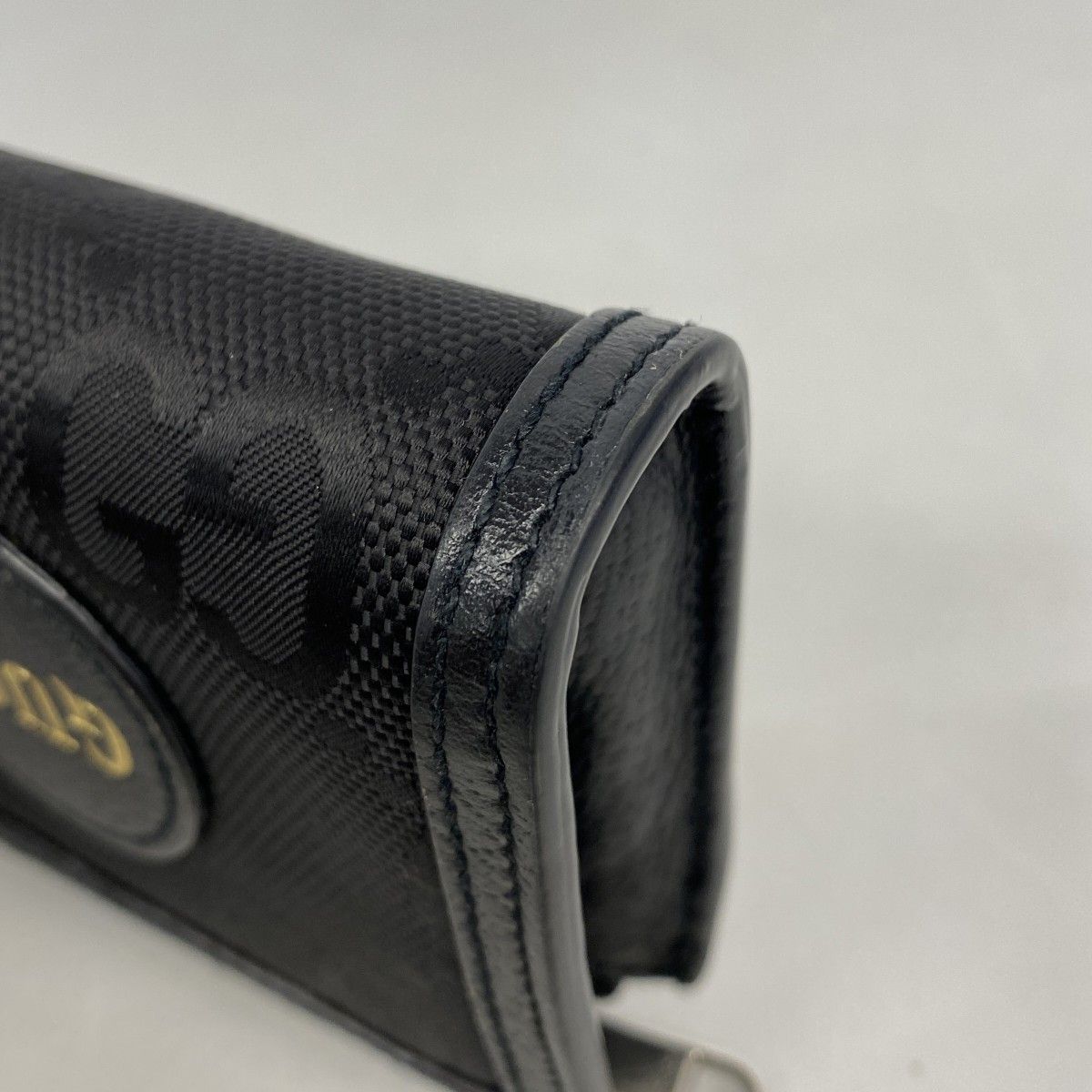 Gucci Wallet Jumbo GG Canvas Black Silver — view 8