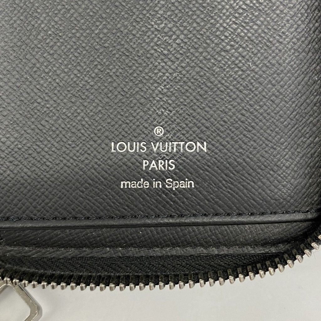Louis Vuitton Wallet Monogram Eclipse Zippy Vertical Black — view 4
