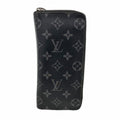 Louis Vuitton Wallet Monogram Eclipse Zippy Vertical Black