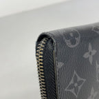 Louis Vuitton Wallet Monogram Eclipse Zippy Vertical Black — view 6