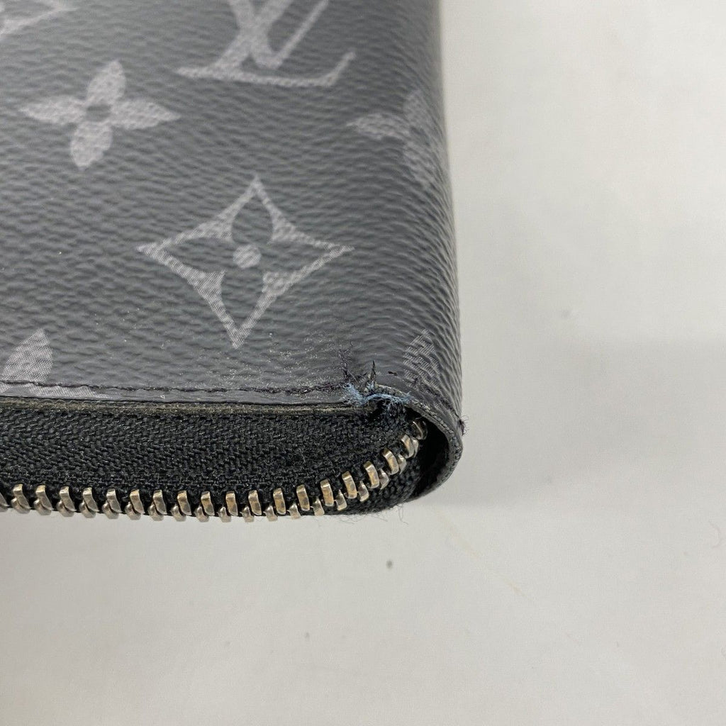 Louis Vuitton Wallet Monogram Eclipse Zippy Vertical Black — view 5