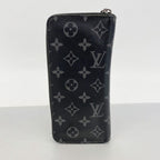 Louis Vuitton Wallet Monogram Eclipse Zippy Vertical Black — view 9