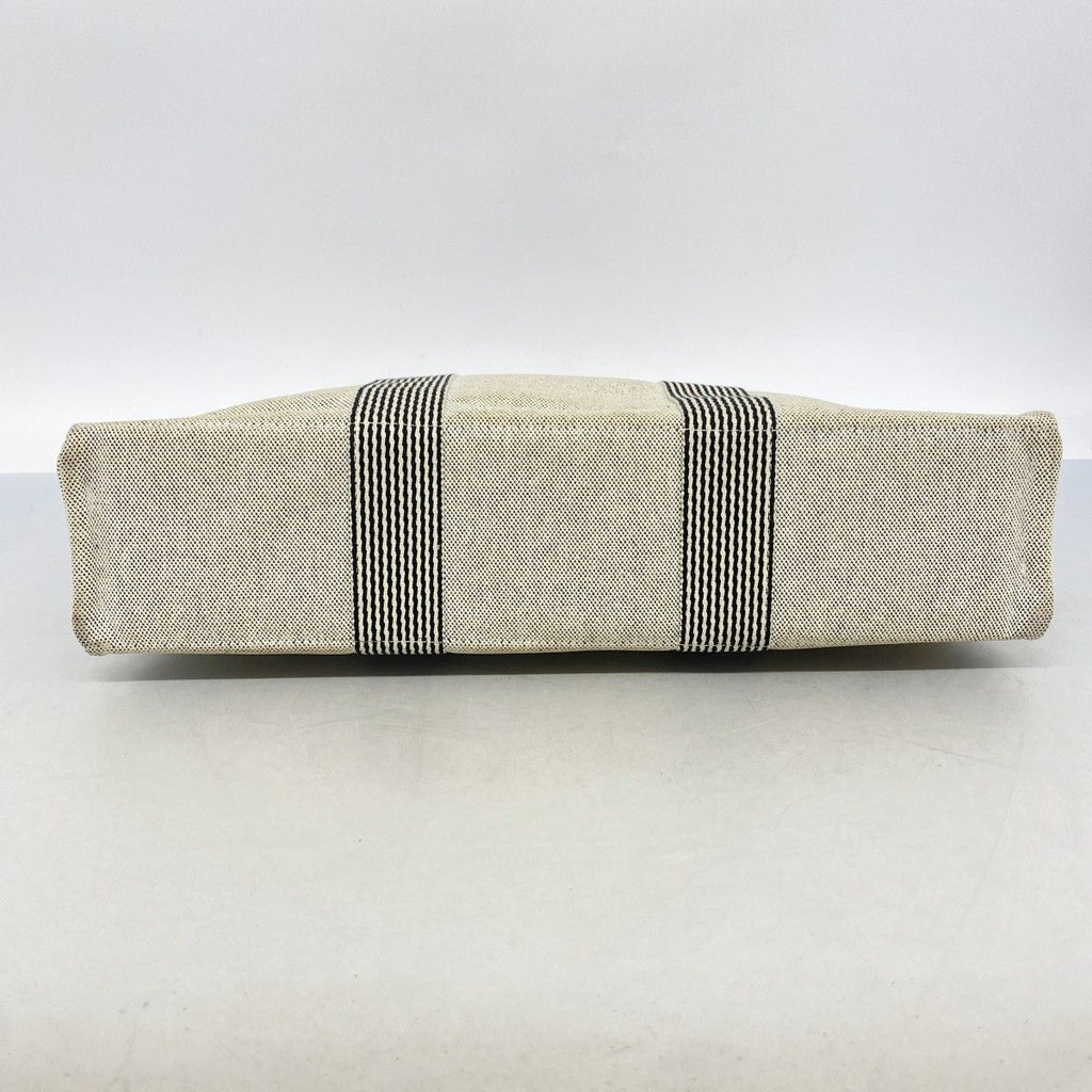 Hermes Tote New Fourre Tout Canvas Gray Silver — view 3