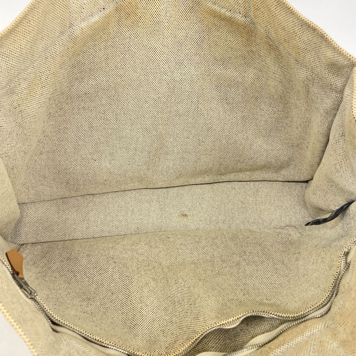 Hermes Tote New Fourre Tout Canvas Gray Silver — view 4