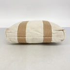 Hermes Tote New Fourre Tout Cabas Canvas Beige Silver — view 3