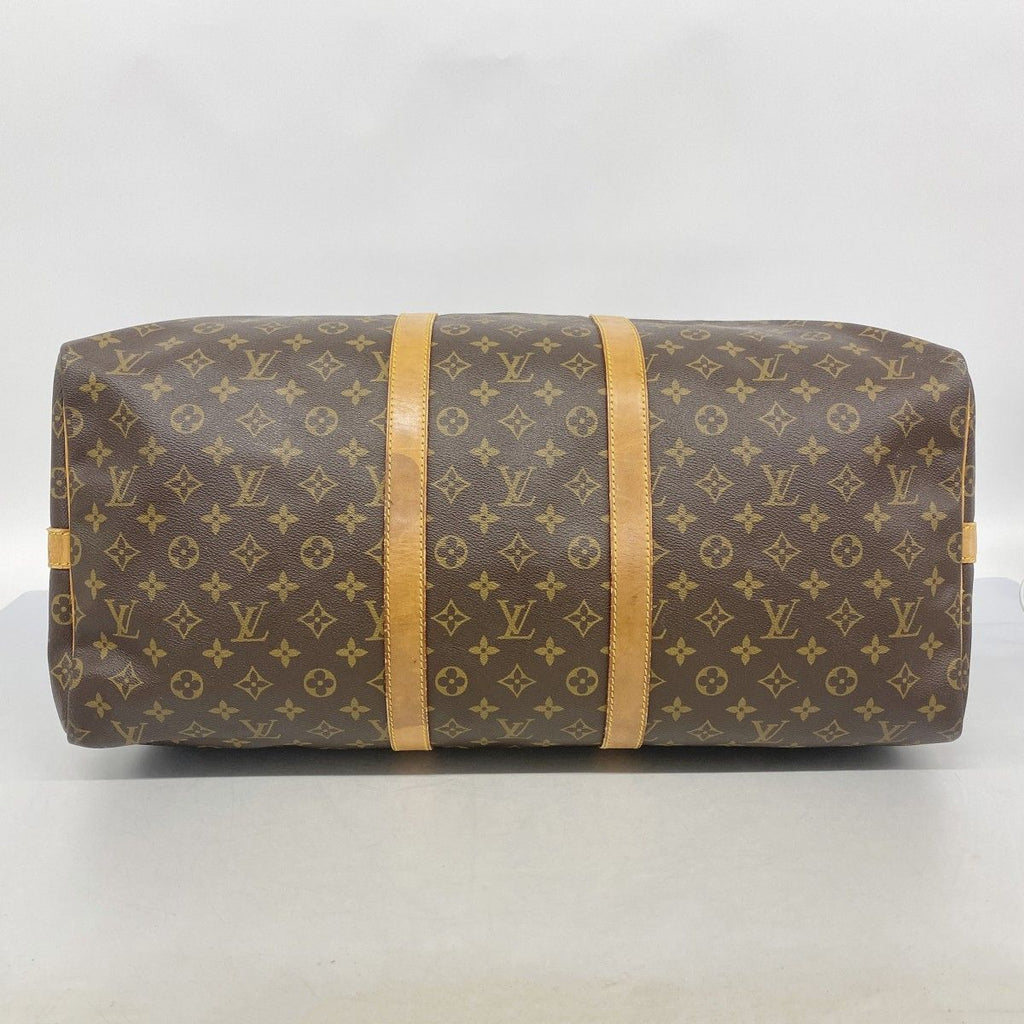Louis Vuitton Boston Bag Monogram Keepall Bandouliere 55 Brown — view 3