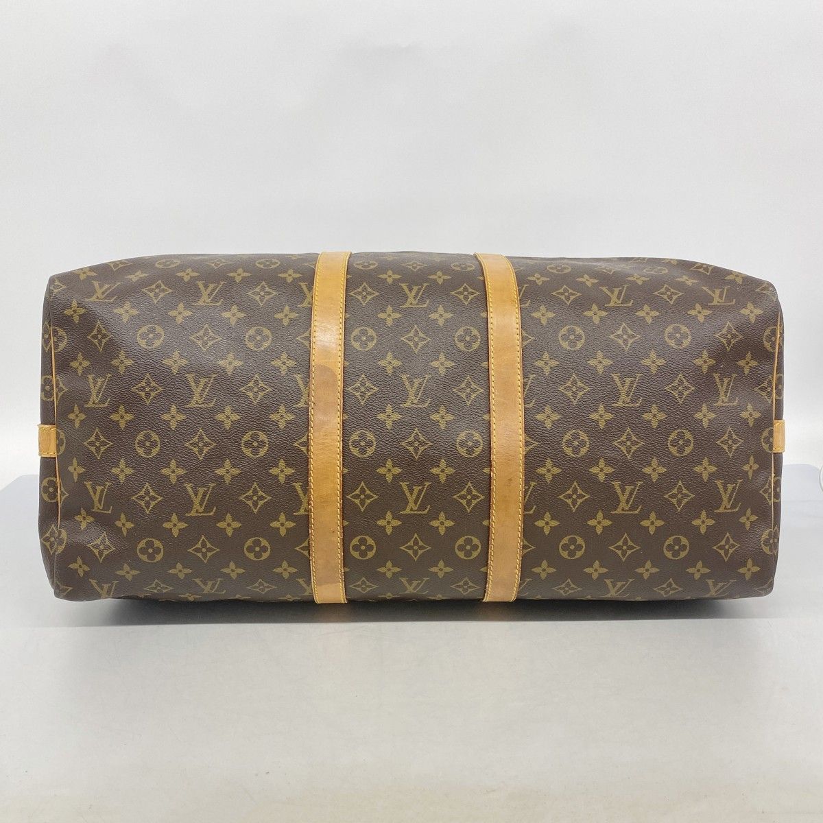 Louis Vuitton Boston Bag Monogram Keepall Bandouliere 55 Brown — view 3
