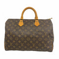 Louis Vuitton Handbag Monogram Speedy 35 Brown