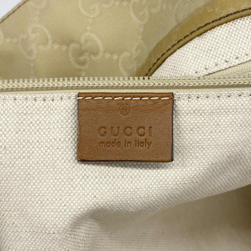 Gucci Tote GG Nylon Beige Silver — view 5