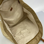 Gucci Tote GG Nylon Beige Silver — view 4