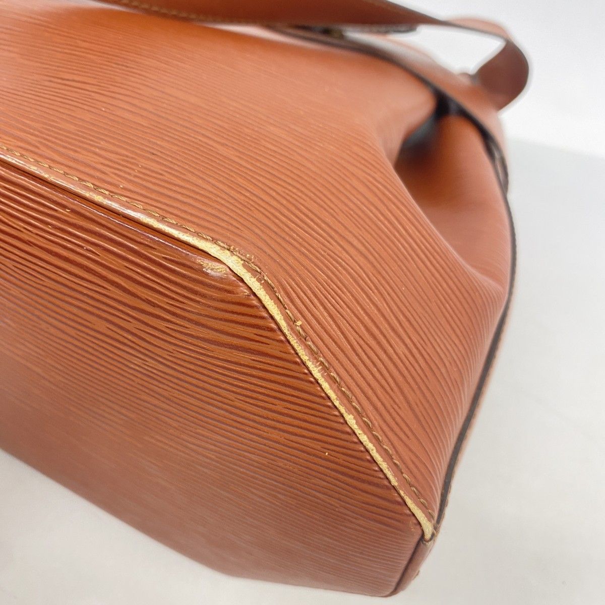 Louis Vuitton Shoulder Bag Epi Sac Depot PM Kenya Brown — view 6