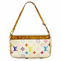 Louis Vuitton Pouch Monogram Multicolor Pochette Blanc