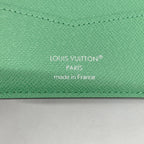 Louis Vuitton Wallet Monogram Eclipse Portefeuille Calf Black Bamboo Green — view 4