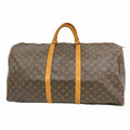 Louis Vuitton Boston Bag Monogram Keepall 60 Brown