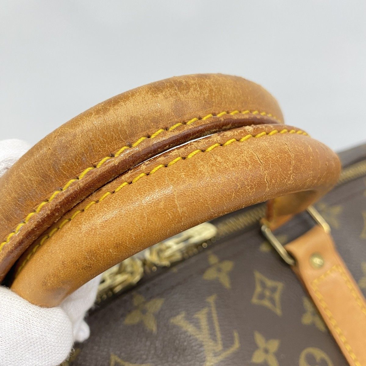 Louis Vuitton Boston Bag Monogram Keepall 60 Brown — view 9