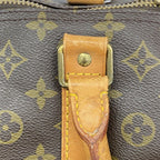 Louis Vuitton Boston Bag Monogram Keepall 60 Brown — view 8