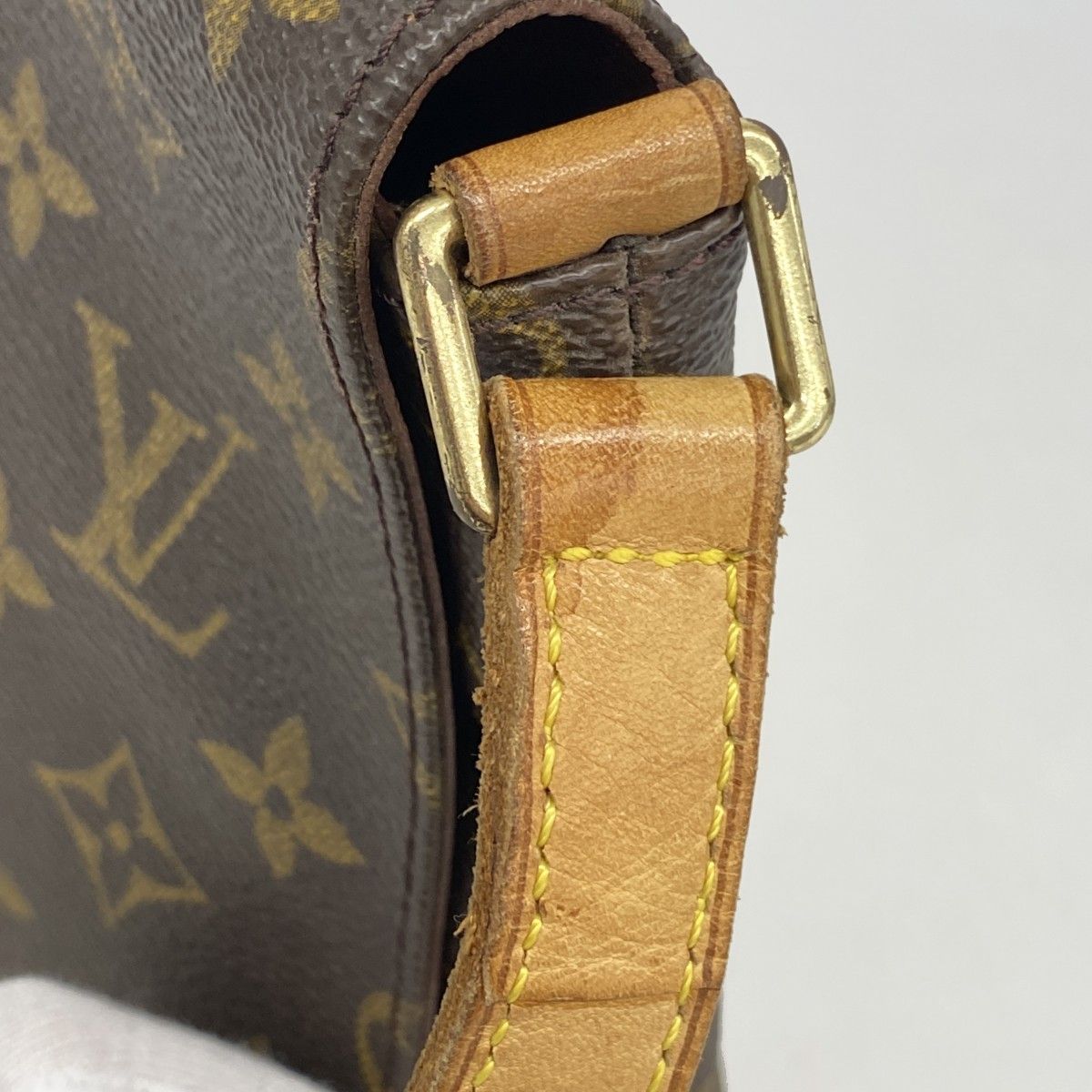 Louis Vuitton Shoulder Bag Monogram Musette Tango Short Strap Brown — view 8