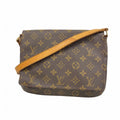 Louis Vuitton Shoulder Bag Monogram Musette Tango Short Strap Brown