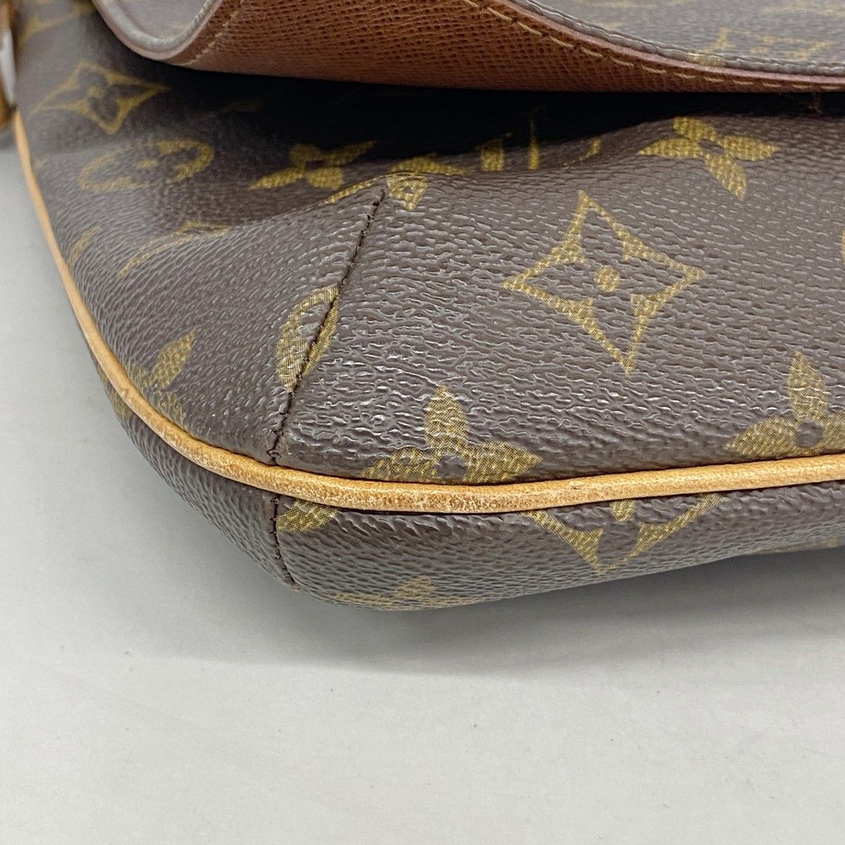 Louis Vuitton Shoulder Bag Monogram Musette Tango Short Strap Brown — view 9
