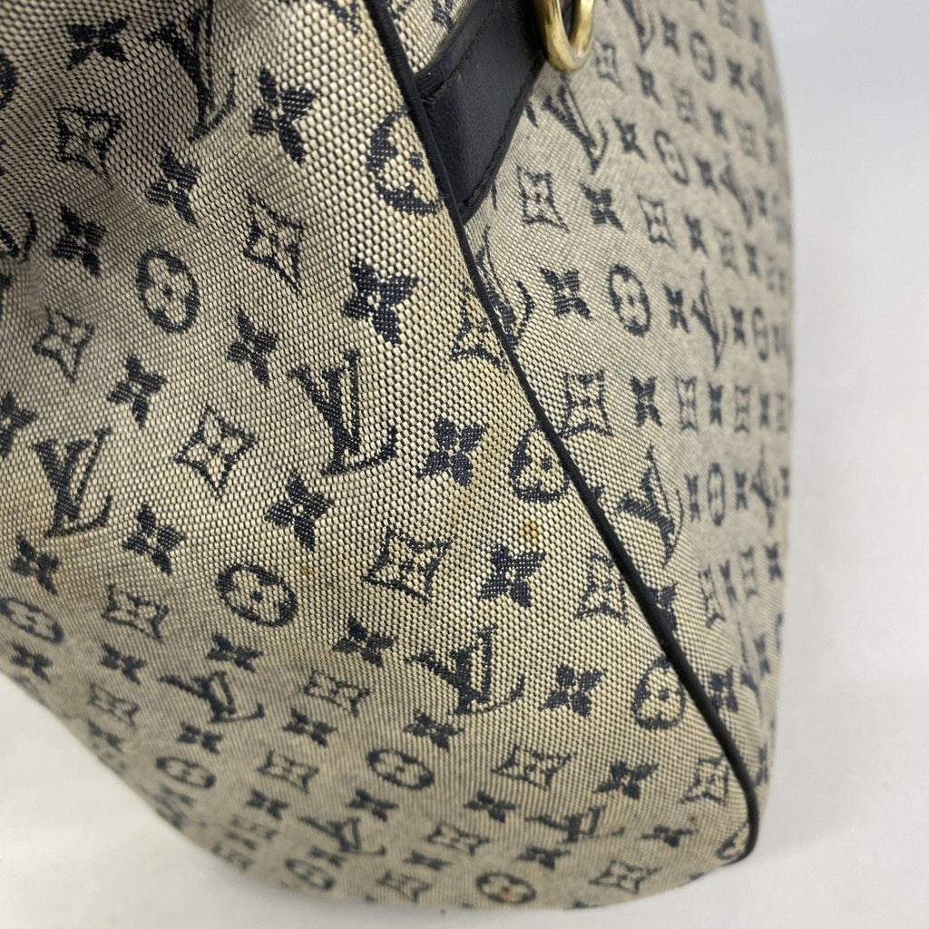 Louis Vuitton Handbag Monogram Mini Josephine PM Blue — view 8