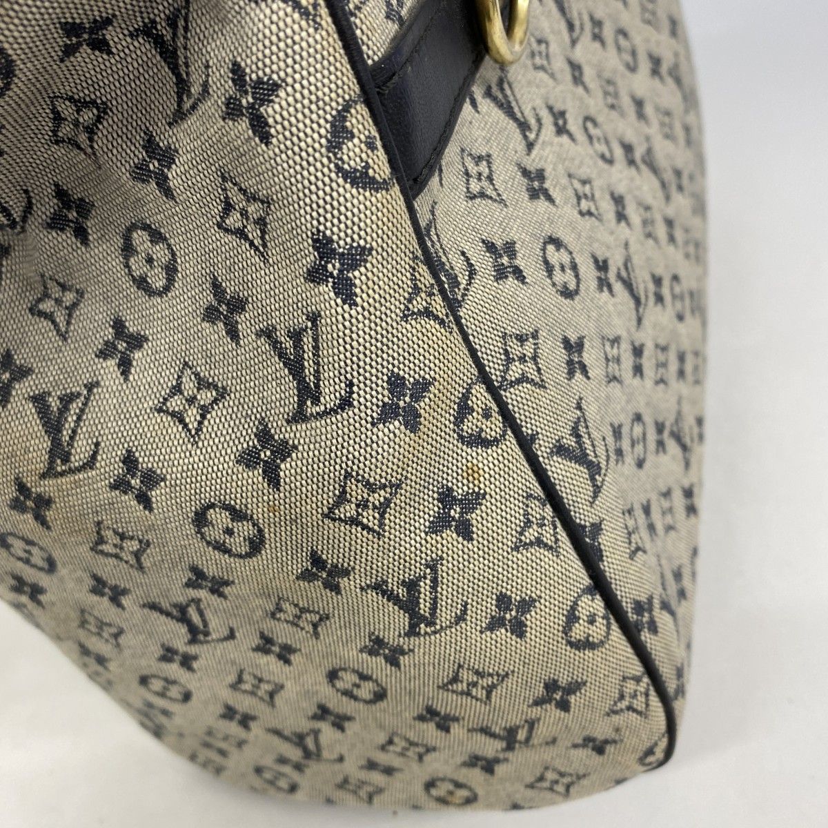 Louis Vuitton Handbag Monogram Mini Josephine PM Blue — view 8