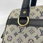 Louis Vuitton Handbag Monogram Mini Josephine PM Blue — view 9