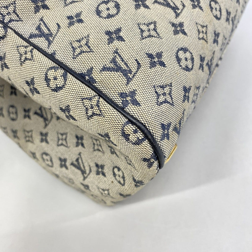 Louis Vuitton Handbag Monogram Mini Josephine PM Blue — view 6
