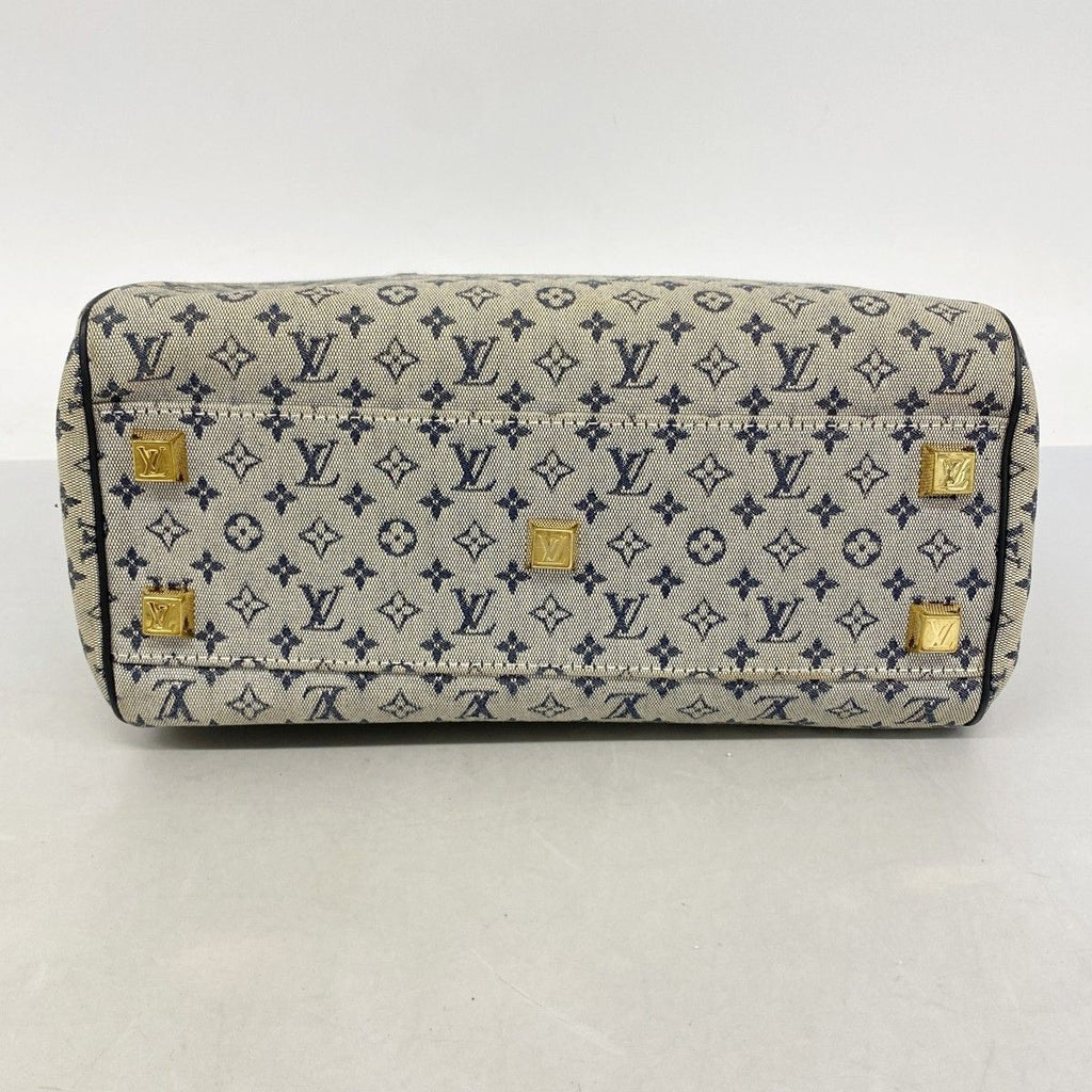 Louis Vuitton Handbag Monogram Mini Josephine PM Blue — view 3