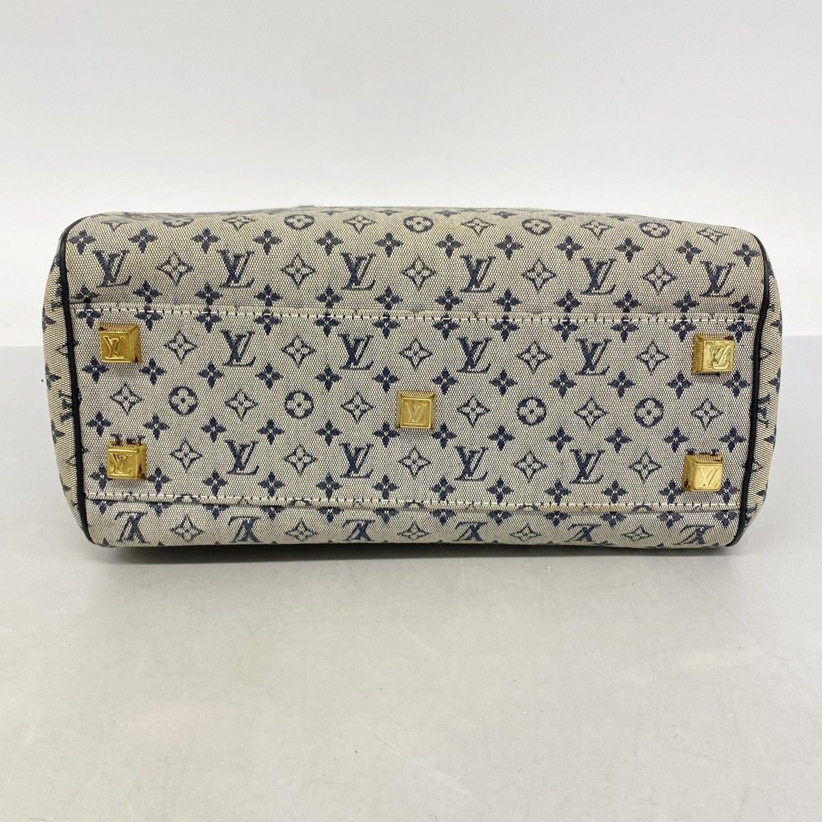 Louis Vuitton Handbag Monogram Mini Josephine PM Blue — view 3