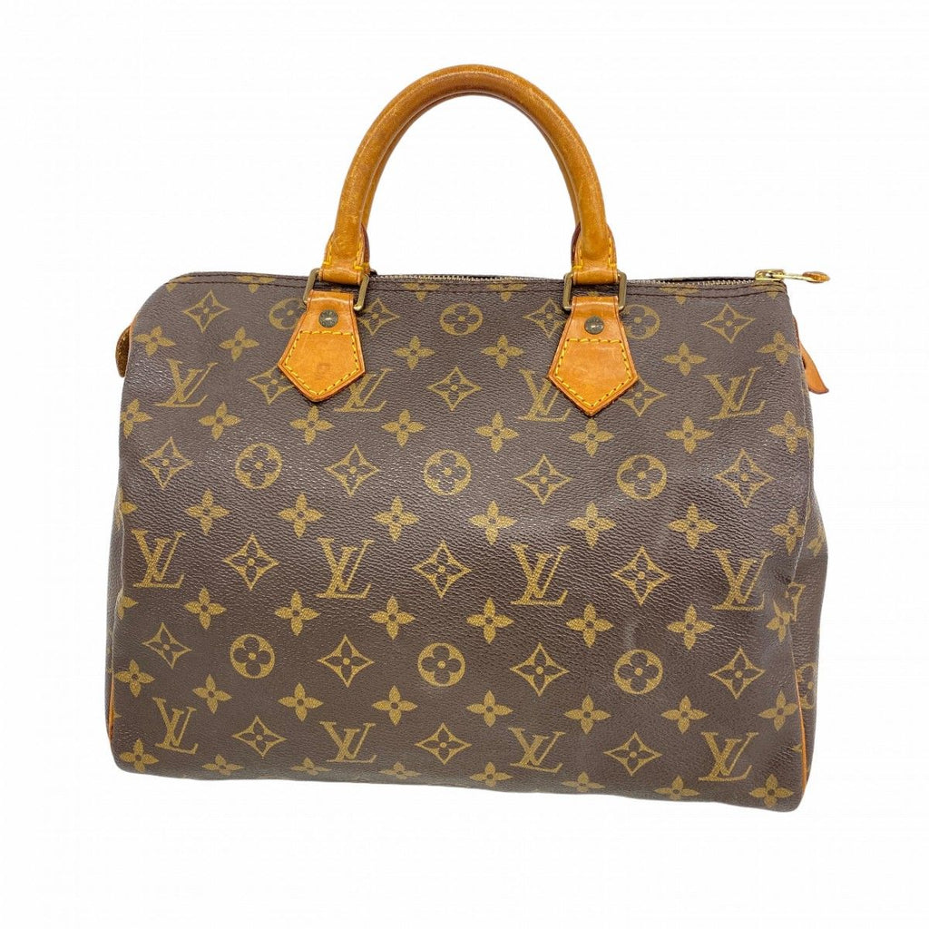 Louis Vuitton Handbag Monogram Speedy 30 Brown