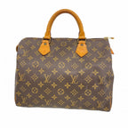 Louis Vuitton Handbag Monogram Speedy 30 Brown