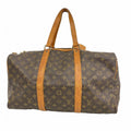 Louis Vuitton Boston Bag Monogram Sac Spool 45 Brown