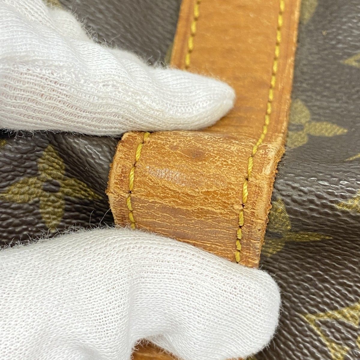 Louis Vuitton Boston Bag Monogram Sac Spool 45 Brown — view 7