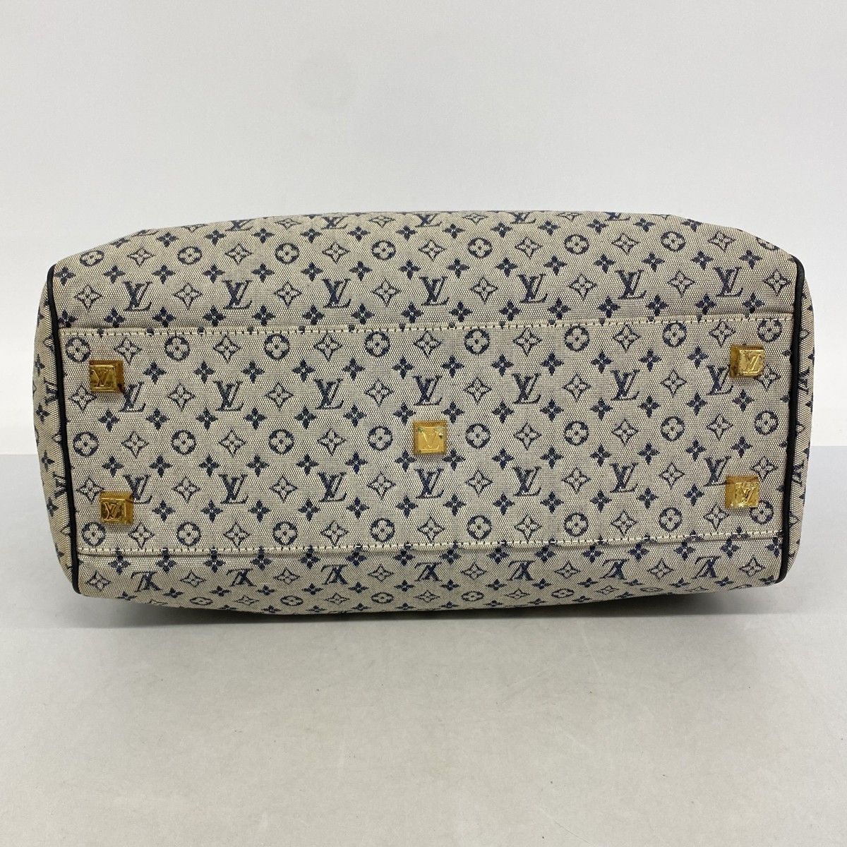 Louis Vuitton Handbag Monogram Mini Josephine GM Blue — view 3