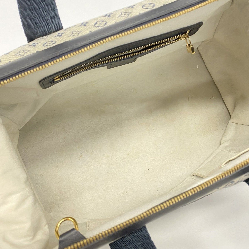 Louis Vuitton Handbag Monogram Mini Josephine GM Blue — view 4