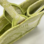 Dior Tote Book Canvas Light Green — view 8
