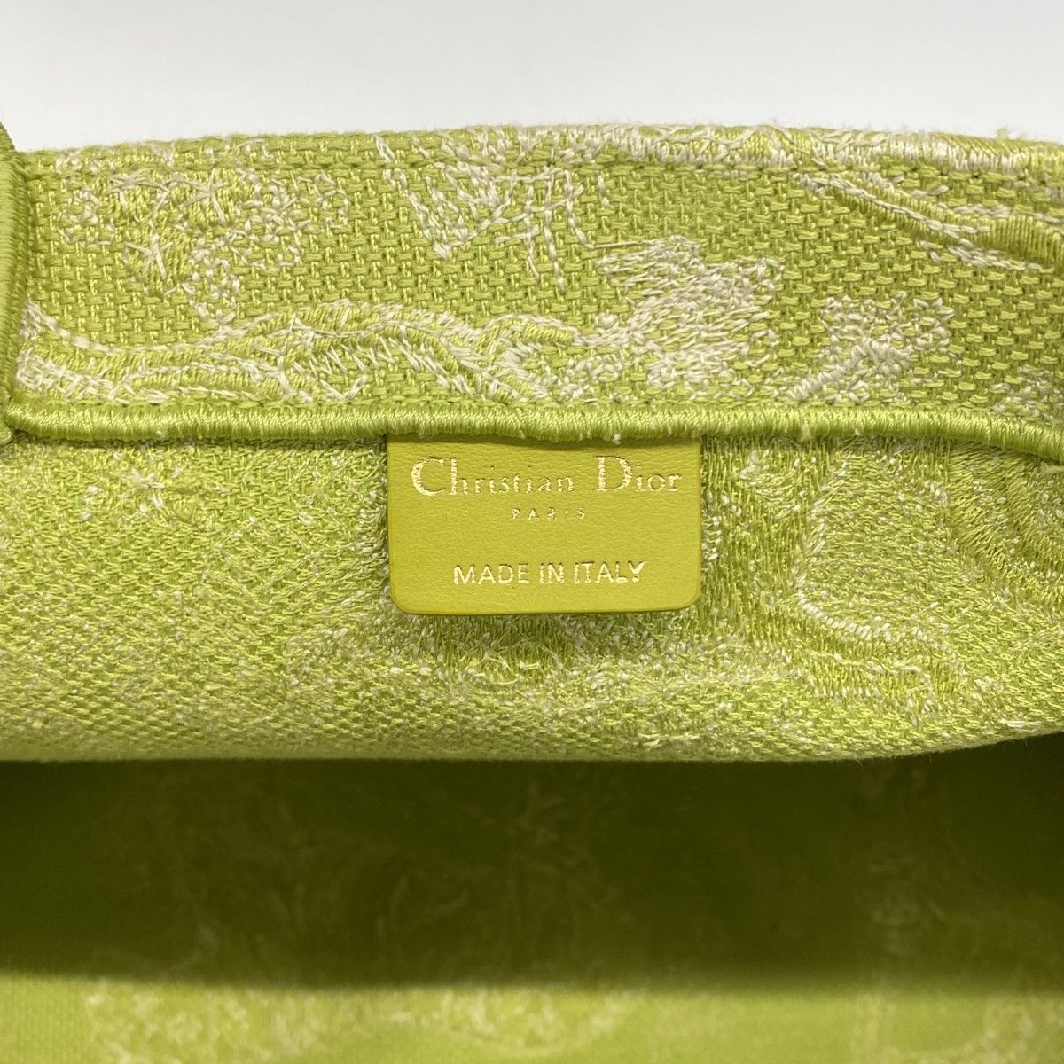 Dior Tote Book Canvas Light Green — view 5